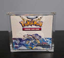 Pokemon Sword & Shield Silver Tempest Booster Box (w/ Acrylic Case) - Image 1