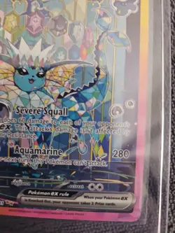 Pokemon Prismatic Evolutions Vaporeon EX 149/13 Special Illustration Rare - Image 2