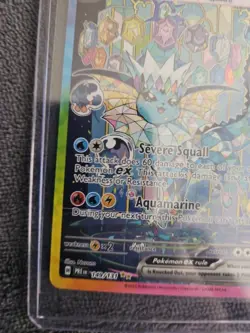 Pokemon Prismatic Evolutions Vaporeon EX 149/13 Special Illustration Rare - Image 3