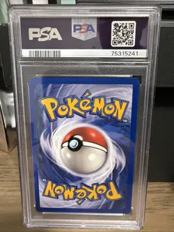 2000 Pokemon Italian Base Set Machamp 1st Edition Holo #8 PSA 7 NM-MT - Image 2