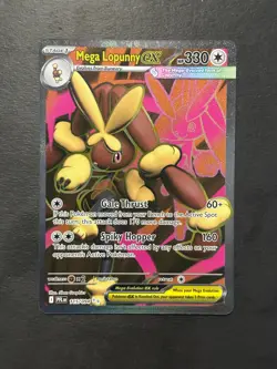 Mega Lopunny ex 115/094 - Phantasmal Flames - Ultra Rare Full Art Pokemon TCG - Image 1