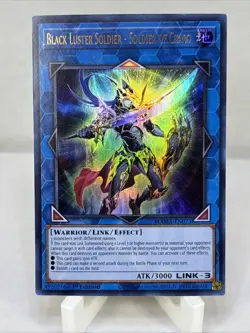 * BLACK LUSTER OF CHAOS SOLDIER OF CHAOS * 1ST ULTRA RARE MAMA-EN073 YUGIOH! - Image 1