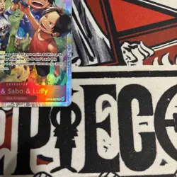 Ace & Sabo & Luffy OP13-007 Carrying On His Will Foil - Image 2