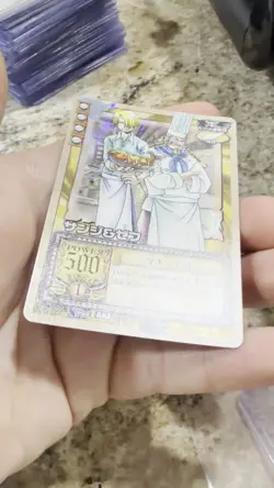 Sanji & Zeff One Piece Card Game Japanese Vintage SR Holo JO-T03 - Image 2