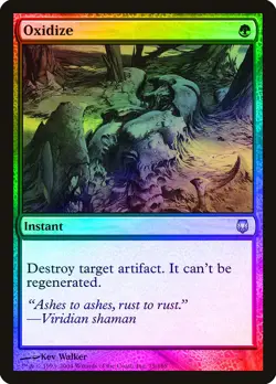 Oxidize FOIL Darksteel NM Green Uncommon MAGIC THE GATHERING MTG CARD ABUGames - Image 1