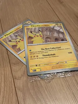 ✅BRAND NEW | Pokemon TCG: Pikachu at the Natural History Museum Jumbo Promo Card - Image 2