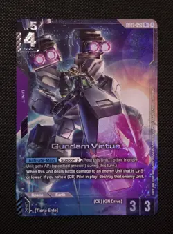 Gundam Card Game - Steel Requiem GD03-052 R+ Gundam Virtue - Image 1