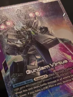Gundam Card Game - Steel Requiem GD03-052 R+ Gundam Virtue - Image 3