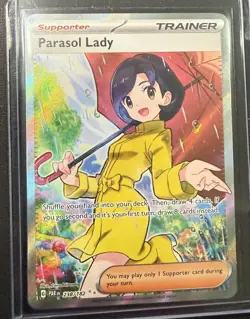 Parasol Lady 238/182 Paradox Rift (PAR) NM Full Art Pokemon Card - Image 3