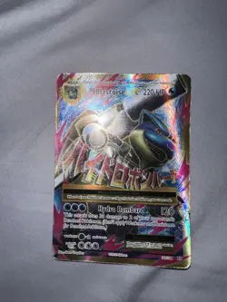 M Blastoise EX Full Art Ultra Rare Holo Pokemon Card Evolutions 102/108 EX - Image 3
