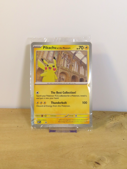 Pokemon x Natural History Museum - Pikachu At The Museum Promo JUMBO card - Image 1