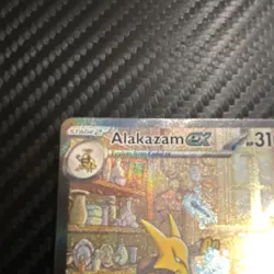 Alakazam EX 201/165 Holo EX Psychic 310 HP Pokemon TCG Card SV 151 - Image 2