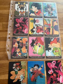 LARGE COLLECTION OF DRAGON BALL Z Cards RARE and Collectable 1996 - Image 1