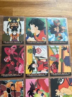 LARGE COLLECTION OF DRAGON BALL Z Cards RARE and Collectable 1996 - Image 2