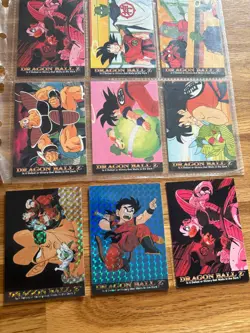 LARGE COLLECTION OF DRAGON BALL Z Cards RARE and Collectable 1996 - Image 3