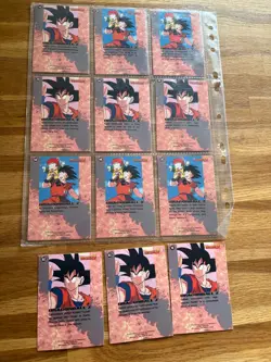 LARGE COLLECTION OF DRAGON BALL Z Cards RARE and Collectable 1996 - Image 5