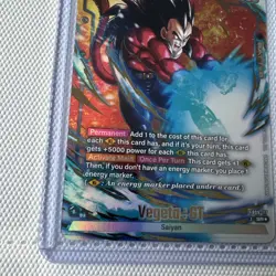 Vegeta : GT FB09-117 Alternate Art Dual Evolution Dragon Ball Card English - Image 3