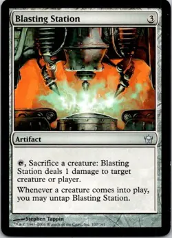 MTG Magic The Gathering Blasting Station Fifth Dawn Played See Scan E - Image 1