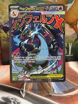 2025 Pokemon MEP Mega Charizard X ex #023 Promo - Image 1