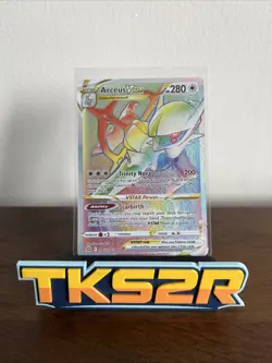 Arceus VSTAR 176/172 Swsh09: Brilliant Stars NM Secret Rare Pokemon Card - Image 1