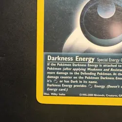 Pokemon Vintage Non-Holo Rare Darkness Energy 104/111 Neo Genesis Wotc 2000 - Image 5