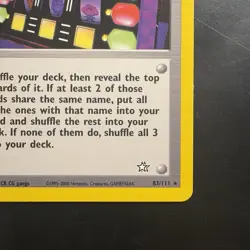 Pokemon Vintage Non-Holo Rare Arcade Game 83/111 Neo Genesis Wotc 2000 - Image 4