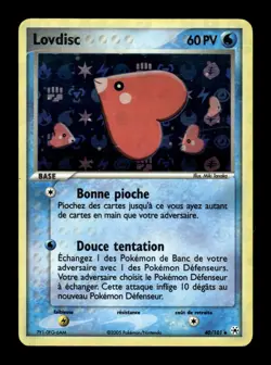 Carte Pokemon Lovdisc Holo 40/101 EX Legendes Oubliees FR - Image 1