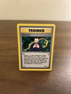 Pokemon TCG Trainer: Giovanni Gym Challenge Unlimited Rare Card 104/132 - Image 1