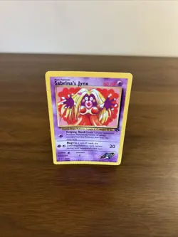 Pokemon TCG WOTC Vintage Sabrina's Jynx Card 57/132 Gym Challenge - Image 1