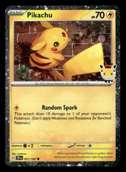 Pokemon Pikachu (Pokemon Day 2026) #051/162 tcg Near Mint or Better - Image 1