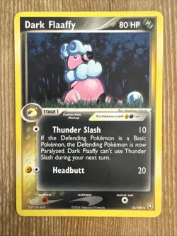 Dark Flaaffy 33/109 Pokemon EX Team Rocket Returns LP - Image 1