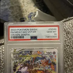 Pokemon Mewtwo VSTAR GG44/GG70 Crown Zenith Gallery Holo PSA 10 ships fast - Image 2