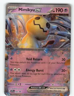 MIMIKYU EX 004 PROMO SCARLET & VIOLET POKEMON NM - Image 2