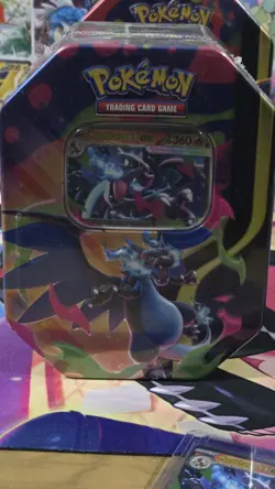 Pokemon TCG Sealed Mega Charizard Y & Mega Charizard X tins (2 tins) - Image 3