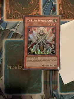 Yugioh XX-Saber Emmersblade ABPF-EN081 Secret Rare VLP (B) - Image 1