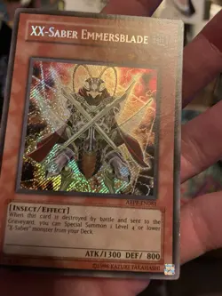 Yugioh XX-Saber Emmersblade ABPF-EN081 Secret Rare VLP (B) - Image 3
