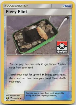 Fiery Flint - 60a/70 (Pokemon League) Promo League & Championship Cards 060a/070 - Image 1