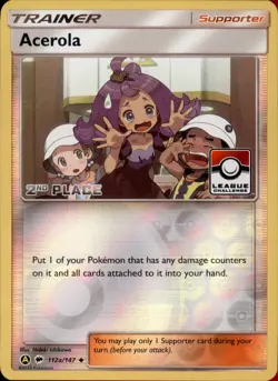 Acerola 2nd Place 112a/147 Reverse Holo - Pokemon League & Championship Cards - Image 1