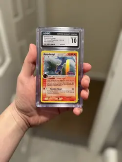 CGC 10 Aerodactyl EX Holon Phantoms 35/110 Reverse Holo Stamped Pokemon Card - Image 1