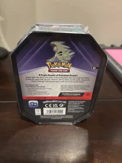 Pokemon TCG Triple Whammy Tin Tyranitar Sealed w/ Promo Cards & Booster Packs - Image 3