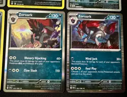 8x Zorua & Zoroark Pokemon Card Lot Card Collection Set Deck Building W/ Holos - Image 2