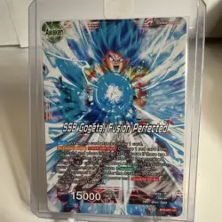 2019 Dragon Ball World Tour NYCC Gogeta Fusion Perfected Prize Promo Card - Image 1
