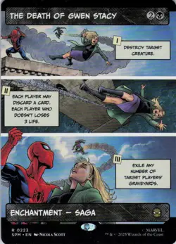 The Death of Gwen Stacy Borderless - Universes Beyond: Spider-Man - 223 NM - Image 1