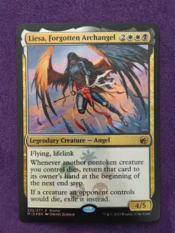 Liesa, Forgotten Archangel 232/277 Rare Foil Promo MTG MID - Image 1