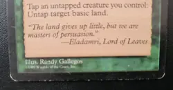 Earthcraft – Tempest MTG 1997 Rare Vintage Magic the Gathering LP - Image 4