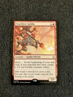 Magic The Gathering MTG - Searslicer Goblin - FDN - Image 1