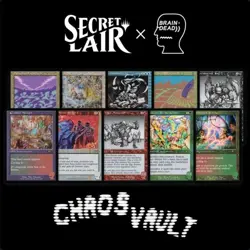 MTG Secret Lair x Brain Dead: New Earth Mentality Nonfoil In Hand - Image 1
