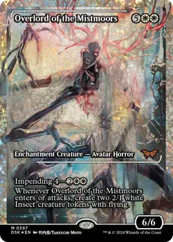 Magic MTG Duskmourn Showcase Fracture FOIL Overlord of the Mistmoors NEAR MINT N - Image 1