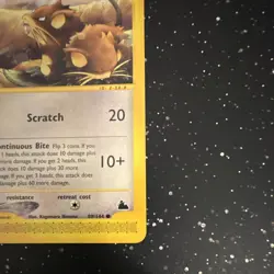 Raticate 89/144 Skyridge Common Regular Pokemon TCG English - Image 5