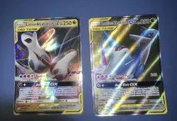 Pokemon Latios Latias Tag Team GX Lot Of Two - Both Near Mint To Mint! - Image 1